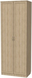 Шкаф распашной 100 со штангой, цвет Дуб Сонома в Петрозаводске - изображение