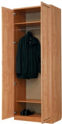 Шкаф распашной 100 со штангой, цвет Дуб Сонома в Петрозаводске - изображение 1