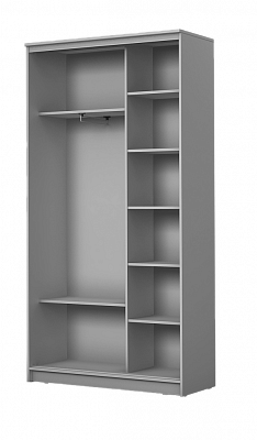 Шкаф 2-х дверный 2400х1362х420 с двумя зеркалами ХИТ 24-4-14-55 Венге в Петрозаводске - изображение 1