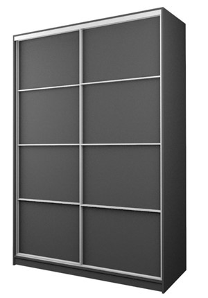 Шкаф 2-х дверный MAX МШ-23-6-16-11, Профиль Белый/Цвет Графит в Петрозаводске - изображение