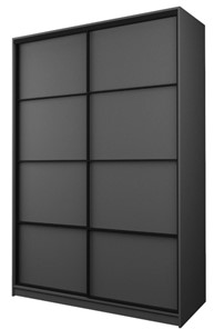Шкаф 2-х дверный MAX МШ-23-6-16-11, Профиль Черный/Цвет Графит в Петрозаводске - предосмотр