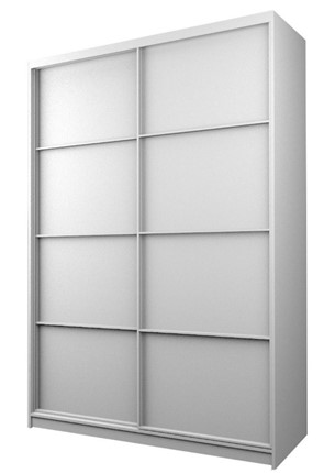 Шкаф 2-х створчатый MAX МШ-25-6-18-11, Профиль Белый/Цвет Белый в Петрозаводске - изображение