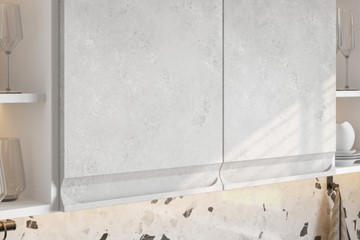 Модульный угловой гарнитур Вельвет, бетон графит/бетон снежный в Петрозаводске - предосмотр 4