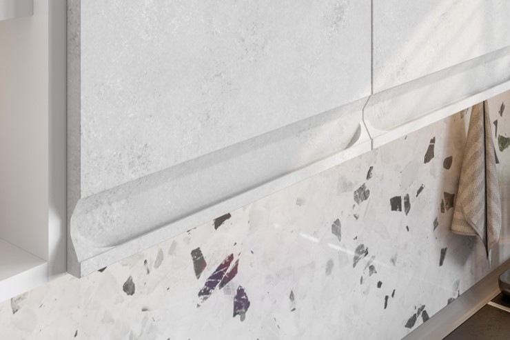 Модульный угловой гарнитур Вельвет, бетон графит/бетон снежный в Петрозаводске - изображение 5