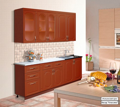 Кухня Классика 2000, цвет Итальянский орех в Петрозаводске - изображение