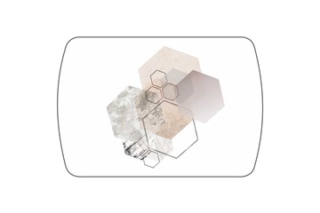 Раздвижной стол Танго, белый/геометрия в Петрозаводске - предосмотр 3