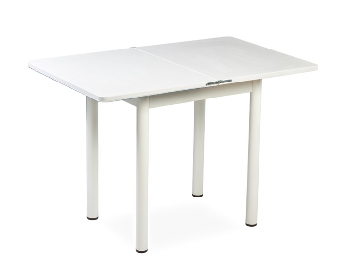 Кухонный пристенный стол СПА-01 СТФ, белый/фотопечать лазурит/опоры прямые белые в Петрозаводске - изображение 1