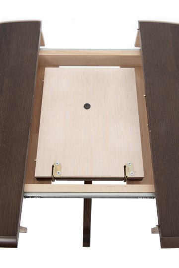 Кухонный стол раздвижной Фабрицио-1 исп. Эллипс, Тон 11 Покраска + патина с прорисовкой (на столешнице) в Петрозаводске - изображение 4