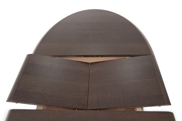 Кухонный раздвижной стол Фабрицио-1 исп. Эллипс, Тон 5 Покраска + патина с прорисовкой (на столешнице) в Петрозаводске - предосмотр 5