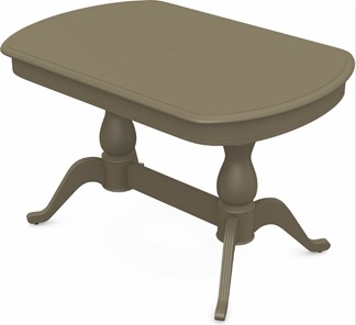 Кухонный раздвижной стол Фабрицио-2 исп. Мыло 1400, Тон 40 Покраска + патина с прорисовкой (на столешнице) в Петрозаводске