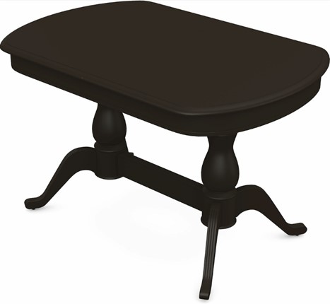 Обеденный раздвижной стол Фабрицио-2 исп. Мыло 1600, Тон 11 Покраска + патина с прорисовкой (на столешнице) в Петрозаводске - изображение