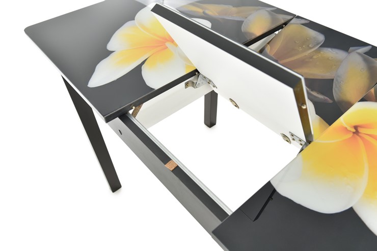 Кухонный стол раскладной Гамбург исп. 1, ноги метал. крашеные №23 (Exclusive h010/венге) в Петрозаводске - изображение 5
