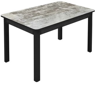 Кухонный раздвижной стол Гамбург исп. 2, ноги метал. крашеные №23 (Exclusive h009/черный) в Петрозаводске