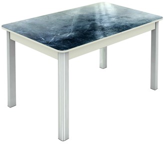 Кухонный стол раскладной Гамбург исп. 2, ноги метал. крашеные №23 (Exclusive h158/белый) в Петрозаводске - предосмотр