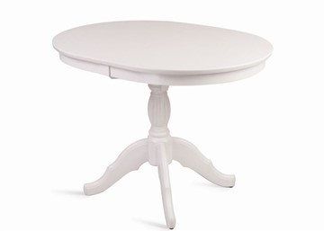 Кухонный раздвижной стол Лилия (белая эмаль) 78,5x82x110+35 в Петрозаводске - предосмотр 2
