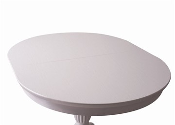 Кухонный раздвижной стол Лилия (белая эмаль) 78,5x82x110+35 в Петрозаводске - предосмотр 4