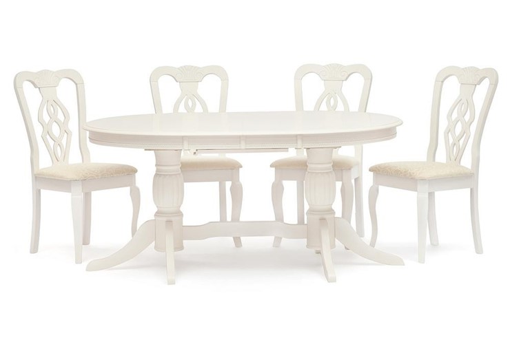 Раздвижной стол LORENZO (Лоренцо) 160+46x107x76, pure white (402) в Петрозаводске - изображение 2