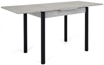Раздвижной стол Милан-2 EVO, ноги черные, светлый цемент в Петрозаводске - предосмотр 3
