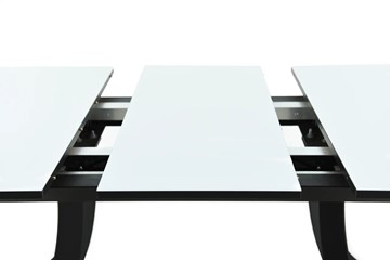 Кухонный стол раскладной Милан Стекло Opti (Белое) в Петрозаводске - предосмотр 12