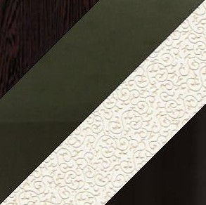 Кухонный раздвижной стол НСПГ-02 СТК, венге/темно-коричневое/узор бело-медный/опоры прямые коричневые в Петрозаводске - изображение 1