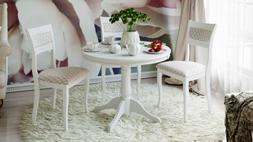 Кухонный раздвижной стол Орландо Т1, цвет Белый матовый (Б-111.02.1) в Петрозаводске - предосмотр 2
