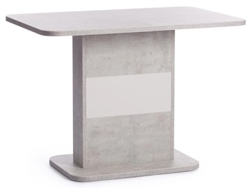 Кухонный стол раскладной SMART ЛДСП, 105-140x68,6x75 Белый бетон/Белый арт.18993 в Петрозаводске