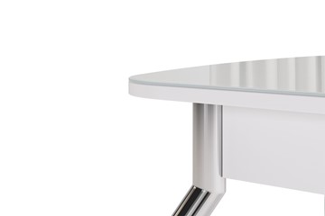 Кухонный раздвижной стол Танго, белый/кофе в Петрозаводске - предосмотр 6