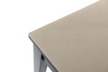 Кухонный стол раздвижной Токио дерево №3 (стекло коричневое/венге) в Петрозаводске - предосмотр 5