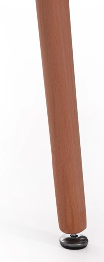 Стол кухонный MARS (mod.T1004) МДФ/дерево, 80х80х75, Белый/натуральный арт.15186 в Петрозаводске - изображение 2