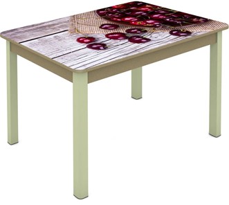 Обеденный стол Мюнхен исп. 2 ноги метал. крашеные №23 Фотопечать (Фрукты №29) в Петрозаводске