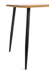 Стол на кухню PLUTO ЛДСП/металл, 120x80x77, Дуб вотан/Черный арт.19317 в Петрозаводске - предосмотр 3
