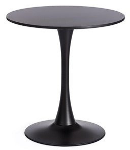 Кухонный стол TULIP 70 (mod. 46) металл/мдф, 70х70х75 Black (черный) арт.19705 в Петрозаводске