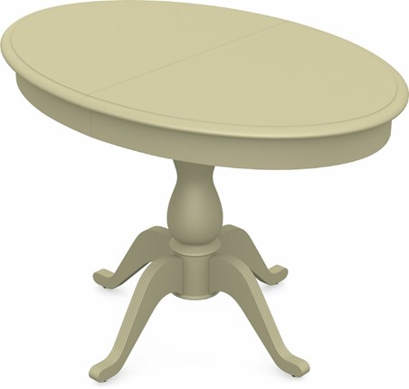 Кухонный раскладной стол Фабрицио-1 исп. Эллипс, Тон 10 Покраска + патина с прорисовкой (на столешнице) в Петрозаводске - изображение