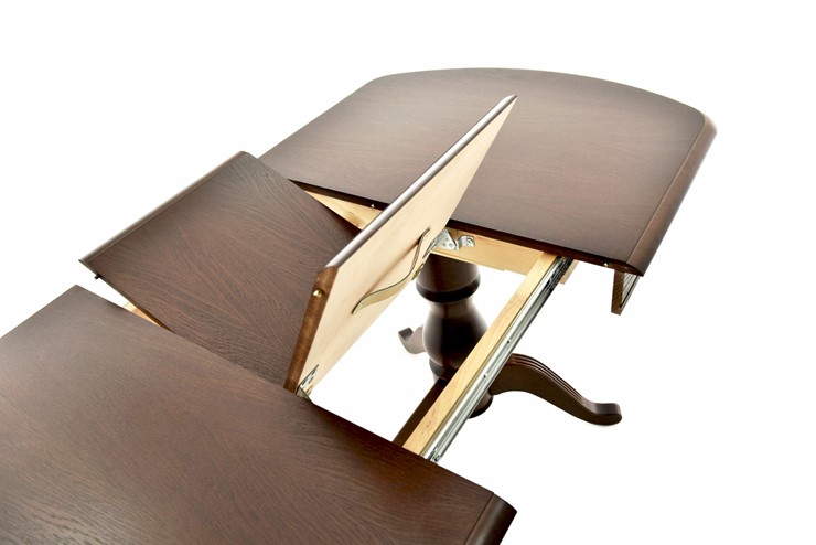 Обеденный раздвижной стол Фабрицио-2 исп. Мыло 1600, Тон 11 Покраска + патина с прорисовкой (на столешнице) в Петрозаводске - изображение 4