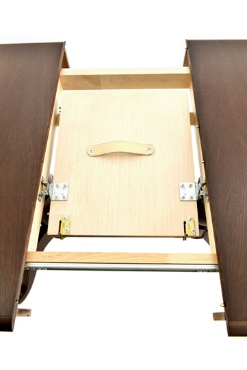 Обеденный раздвижной стол Фабрицио-2 исп. Мыло 1600, Тон 11 Покраска + патина с прорисовкой (на столешнице) в Петрозаводске - изображение 5