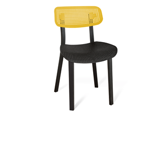 Кухонный стул SHT-ST85/SB85/S85 (желтый/черный/черный) в Петрозаводске