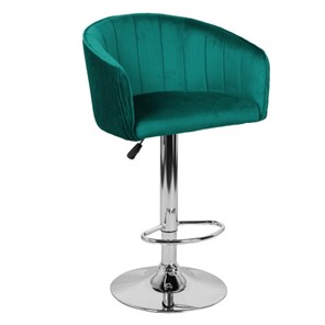 Мягкий барный стул Марк WX-2325 велюр зеленый в Петрозаводске