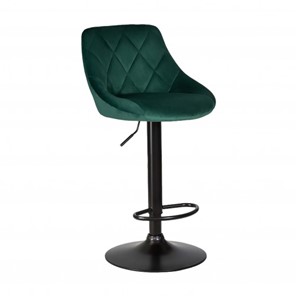 Барный стул с мягкой спинкой Престиж  WX-2397 велюр зеленый в Петрозаводске - предосмотр