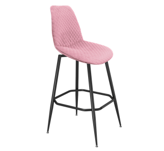 Барный стул SHT-ST29-С22 / SHT-S148 (розовый зефир/черный муар) в Петрозаводске