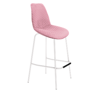 Барный стул SHT-ST29-С22 / SHT-S29P (розовый зефир/белый муар) в Петрозаводске