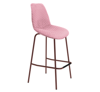 Барный стул SHT-ST29-С22 / SHT-S29P (розовый зефир/медный металлик) в Петрозаводске - предосмотр