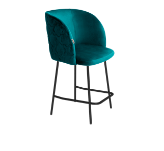 Полубарный стул SHT-ST33-1 / SHT-S29P-1 (альпийский бирюзовый/черный муар) в Петрозаводске