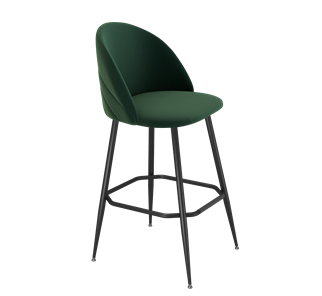 Барный стул SHT-ST35-2 / SHT-S148 (лиственно-зеленый/черный муар) в Петрозаводске