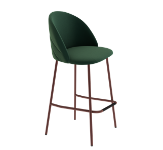 Барный стул SHT-ST35-2 / SHT-S29P (лиственно-зеленый/медный металлик) в Петрозаводске