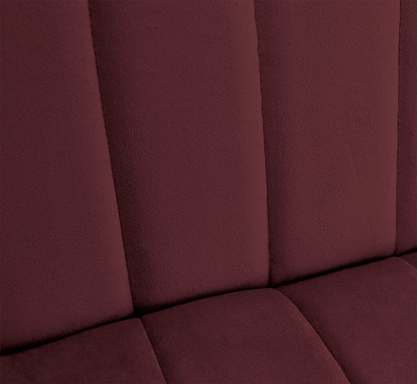 Барный стул SHT-ST37 / SHT-S128 (рубиновое вино/хром/белый муар) в Петрозаводске - изображение 4