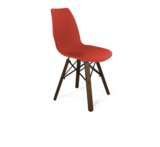 Обеденный стул SHT-ST29/S70 (красный ral 3020/темный орех/черный) в Петрозаводске - предосмотр