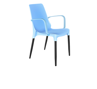Кухонный стул SHT-ST76/S424-С (голубой/черный муар) в Петрозаводске - предосмотр