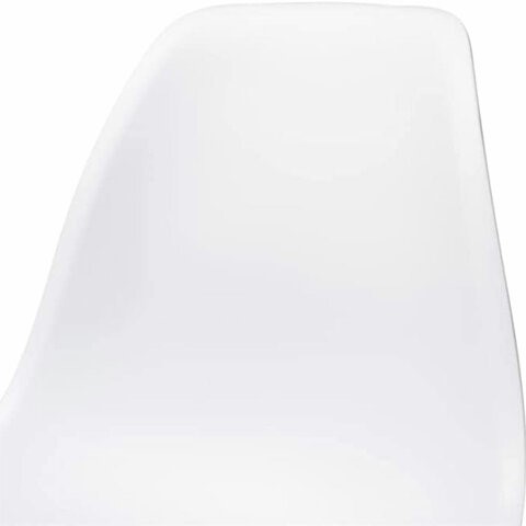 Комплект обеденных стульев 4 шт. BRABIX "Eames CF-010", пластик белый, опоры дерево/металл, 532630, 2033A в Петрозаводске - изображение 15