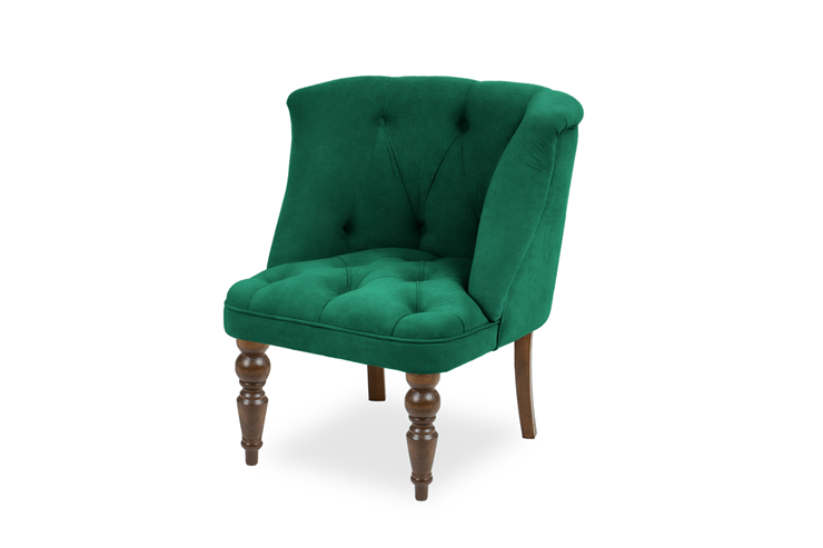 Мягкое кресло Бриджит зеленый ножки коричневые в Петрозаводске - изображение 6