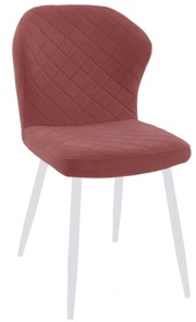 Обеденный стул 239 розовый, ножки белые в Петрозаводске